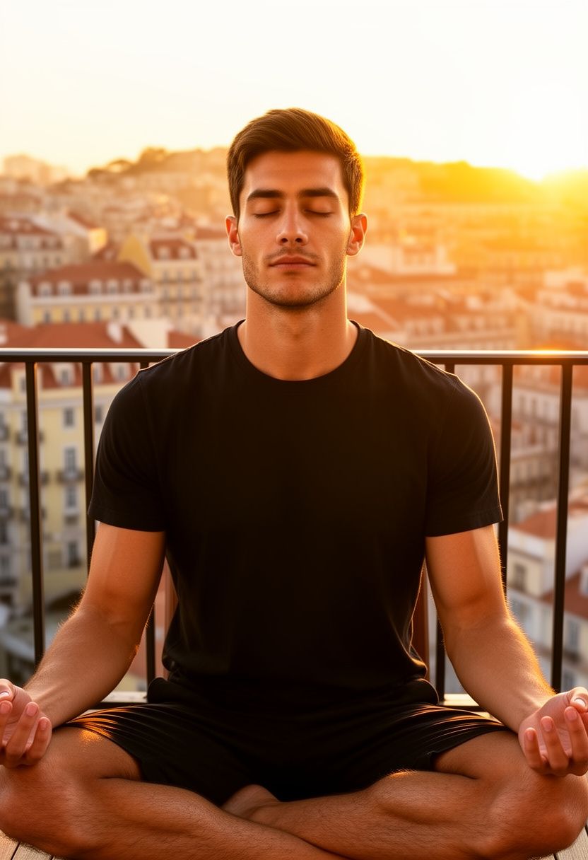 Marco Silva morning meditation balcony